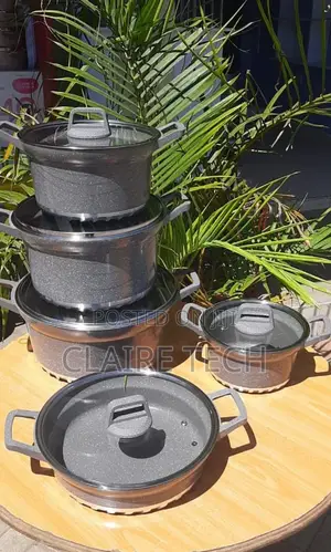 Bosch 10 PCS Granite Coated, Non-Stick Cookware Set Pots