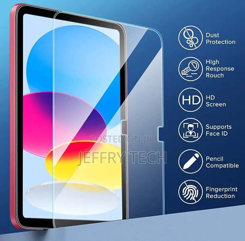 iPad 10th Generation (10.9 Inch, 2022) HD Tempered Glass Sc