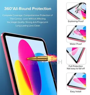 iPad 10th Generation (10.9 Inch, 2022) HD Tempered Glass Sc