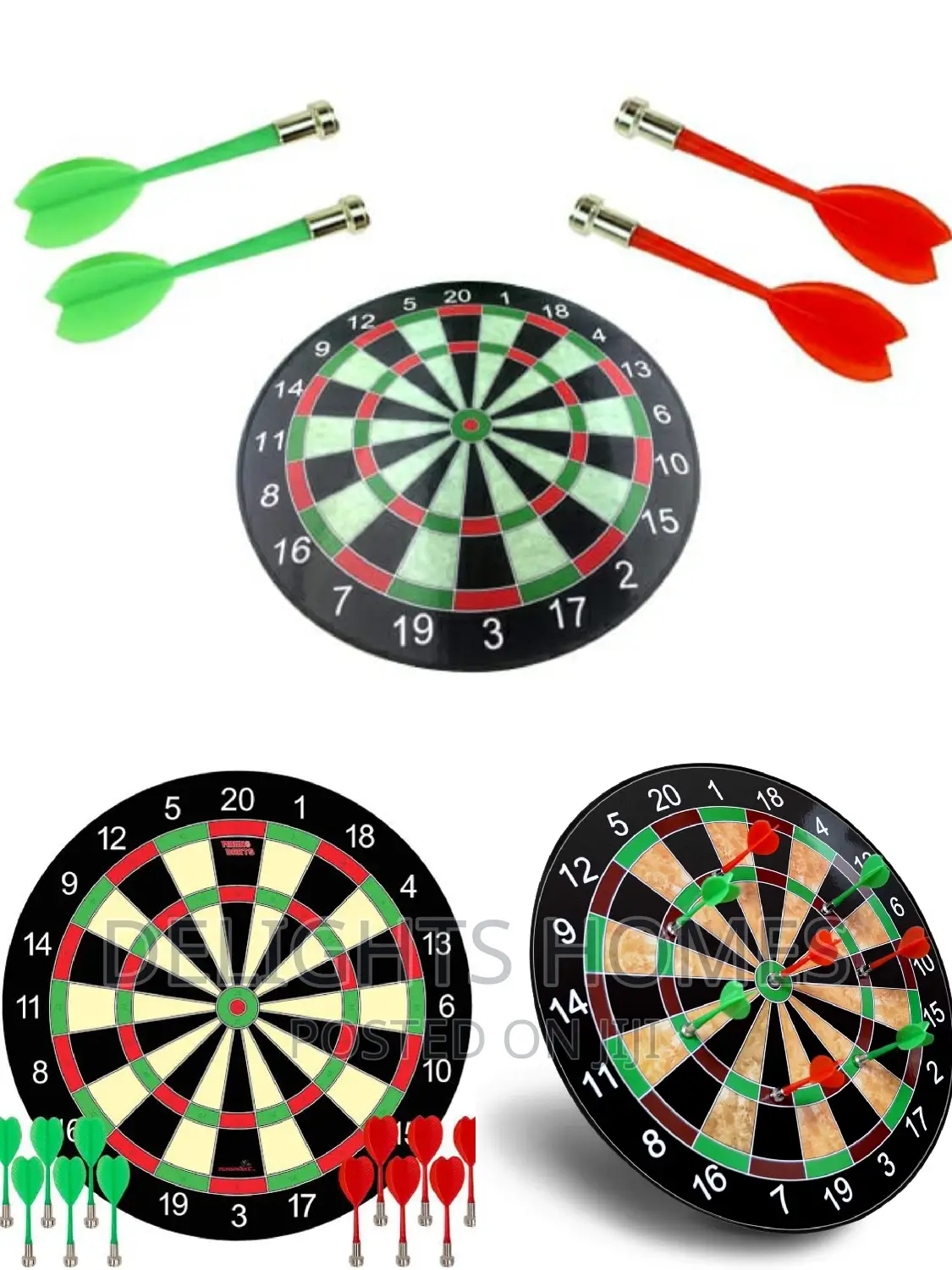 Magnetic Wall Mounted Dart Board Set