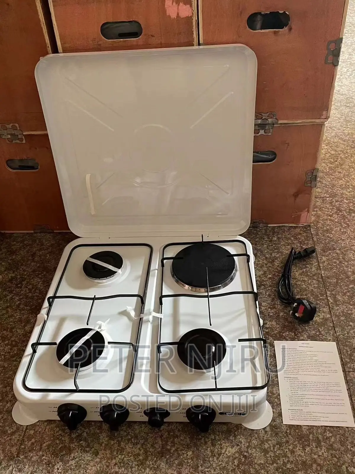 3 Plus 1 Table Top Gas Burner Boko