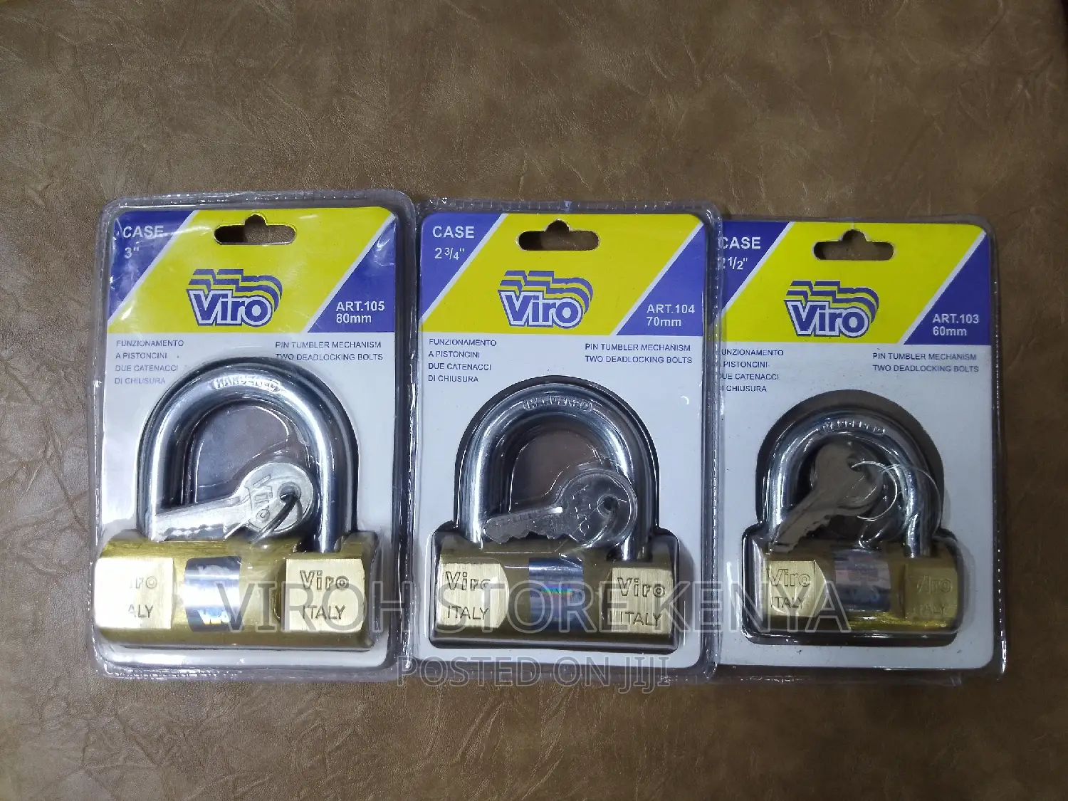 Viro Padlock Available 80mm / 70mm / 60mm Padlock