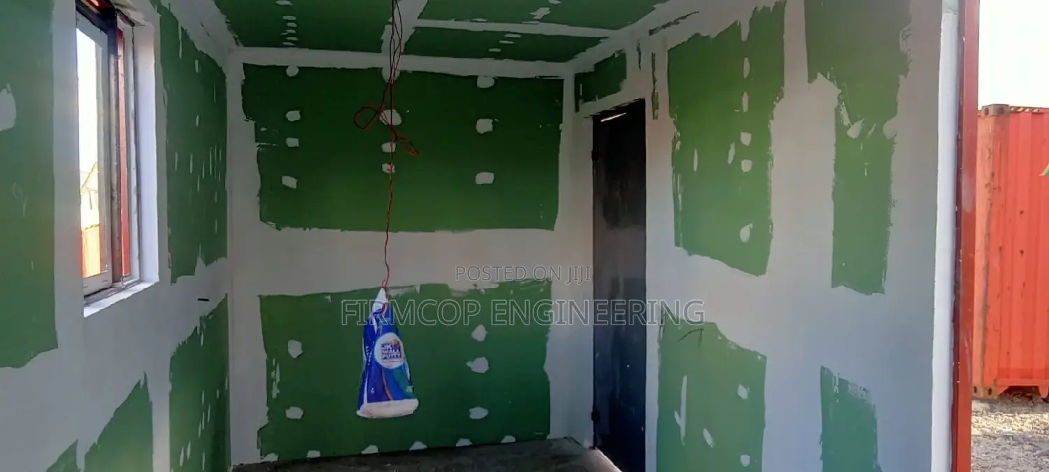 Shipping Container Offices Under Construction