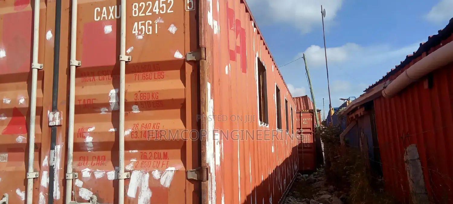 Shipping Container Offices Under Construction