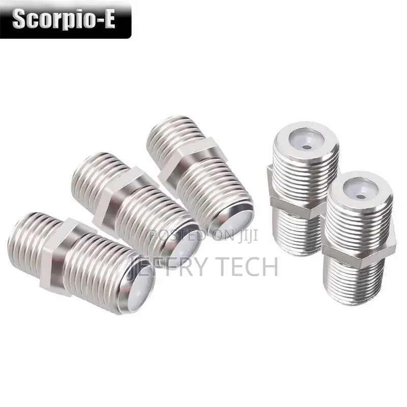 F-type Female To Female Coax Coaxial Connector For TV 5pcs