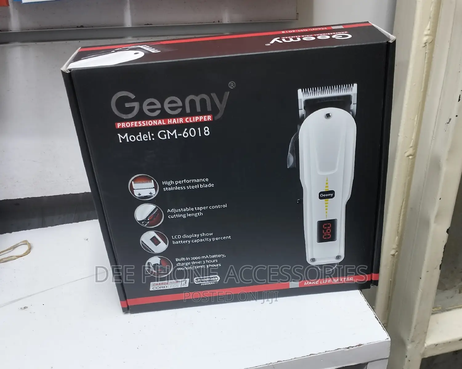 Geemy Professional Hair Clipper GM 6018