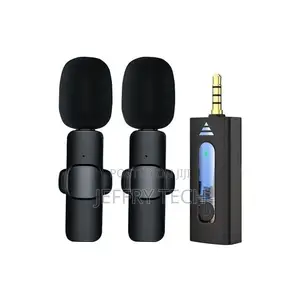  Dual Wireless Microphone for 3.5mm Supported Devices