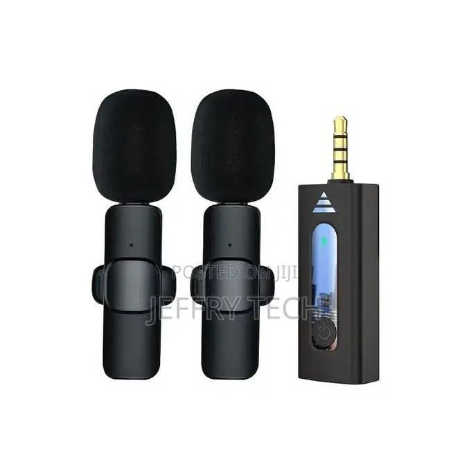  Dual Wireless Microphone for 3.5mm Supported Devices