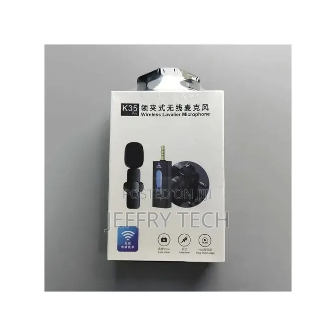 K-35 Wireless Collar Microphone Lapel Lavalier 3.5MM