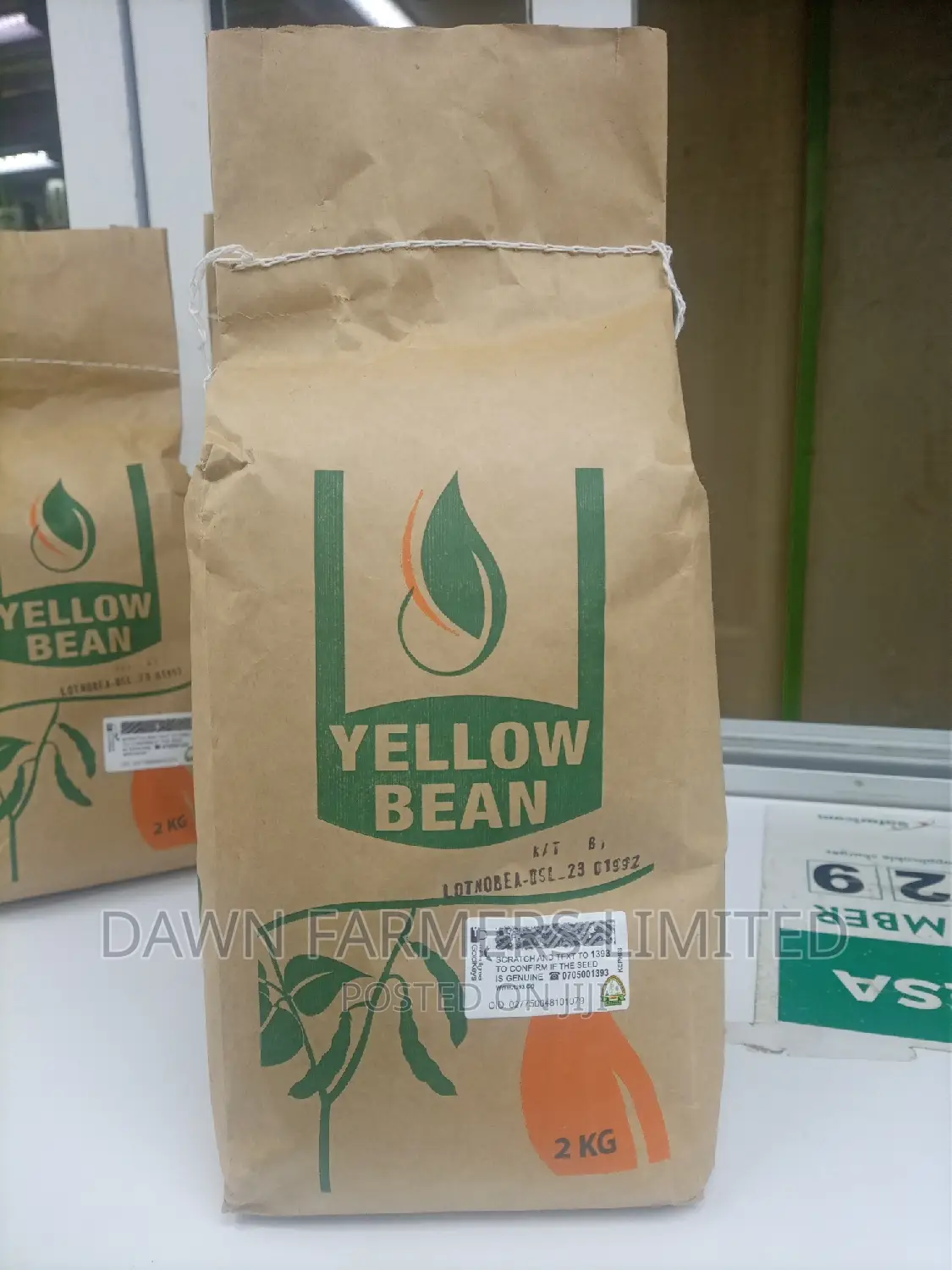 Yellow Beans 2kg , Certified