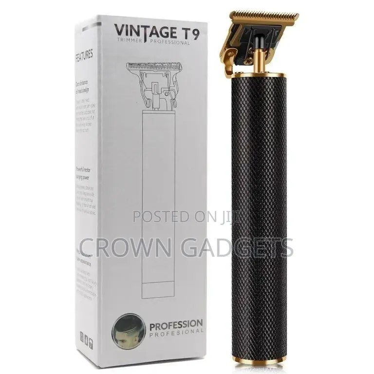 Vintage T9 Hair Clipper Trimmer Cordless Shaver