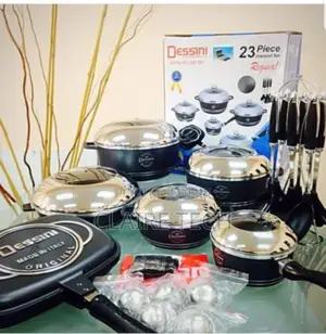 Dessini 23 PCS Cookware Set Non Stick Die Cast