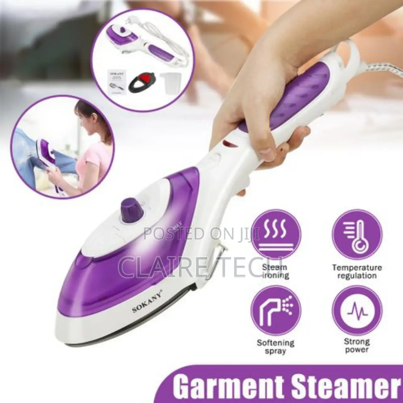 Garment Steamer!Sokany Garment/Wrinkle Remover