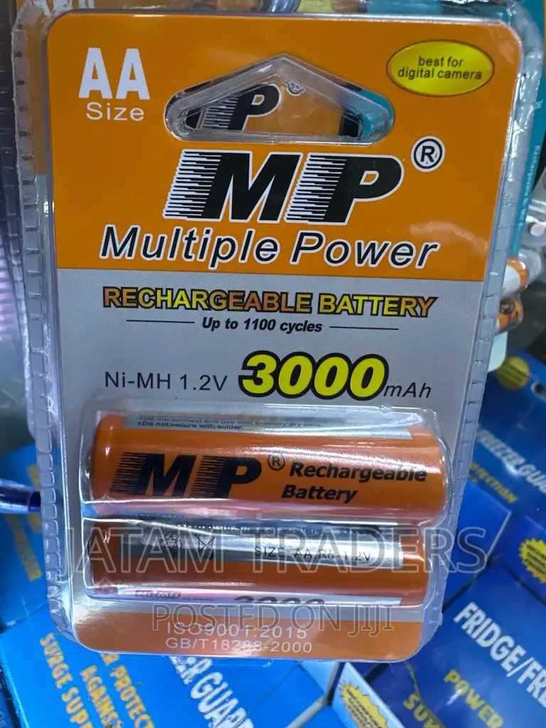 AA Rechargeable Batteries, 3000mah