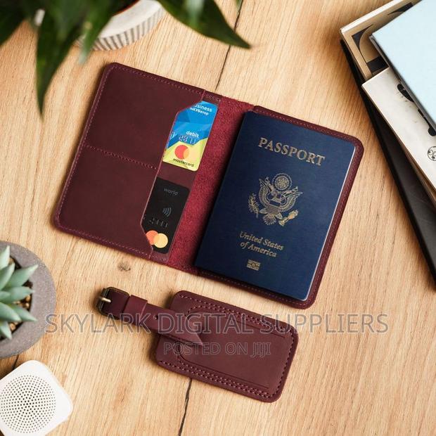 Pure Leather Passport Holders/Menu Folder, Bill Folder - thumbnail 4