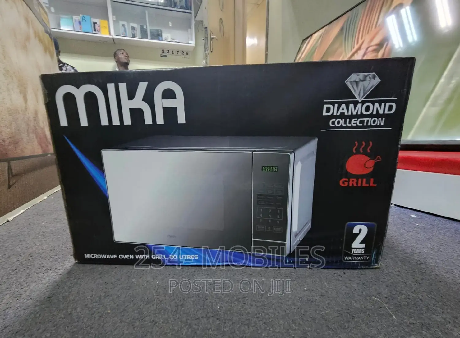 Mika Mika MMWDSPB2033S Digital Microwave Oven 20L Silver