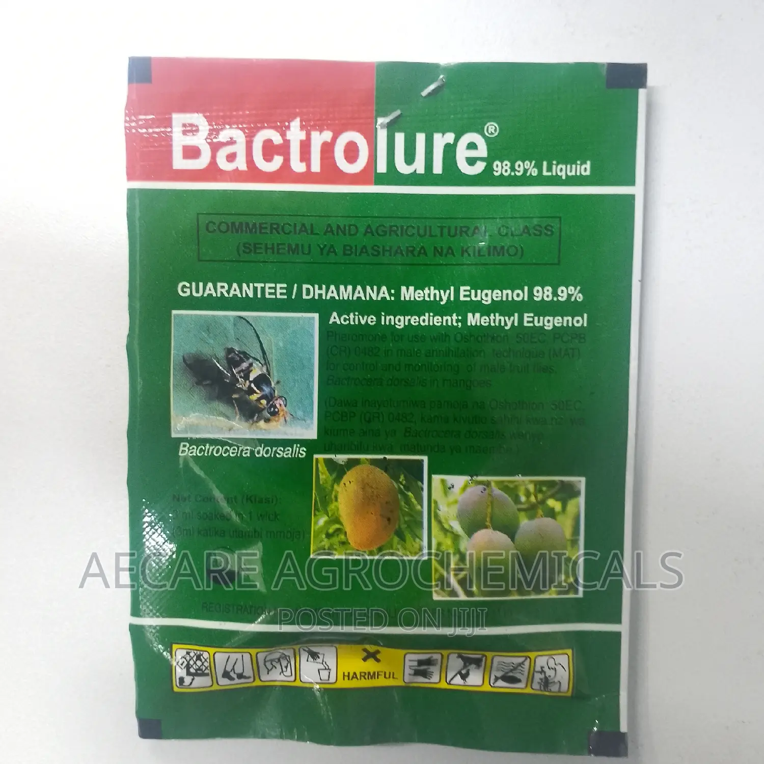 Bactrolure 98.9% Liquid 3ml Fruit Fly Attractant