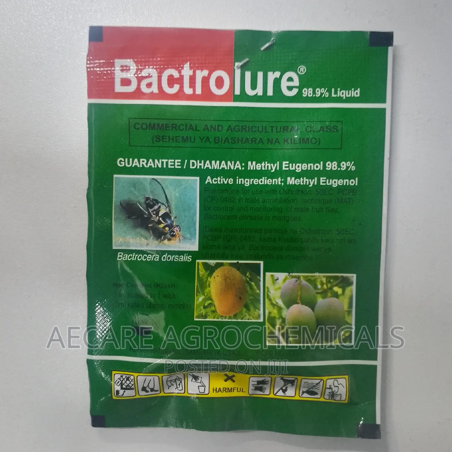 Bactrolure 98.9% Liquid 3ml Fruit Fly Attractant