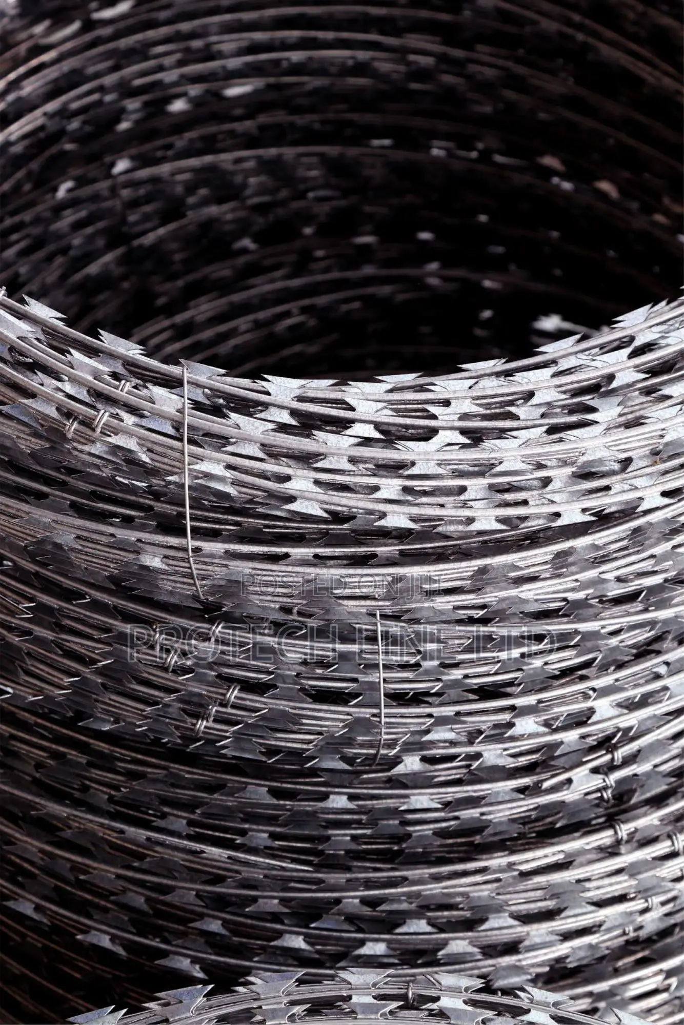450mm Galvanized Cross Barbed Razor Wire