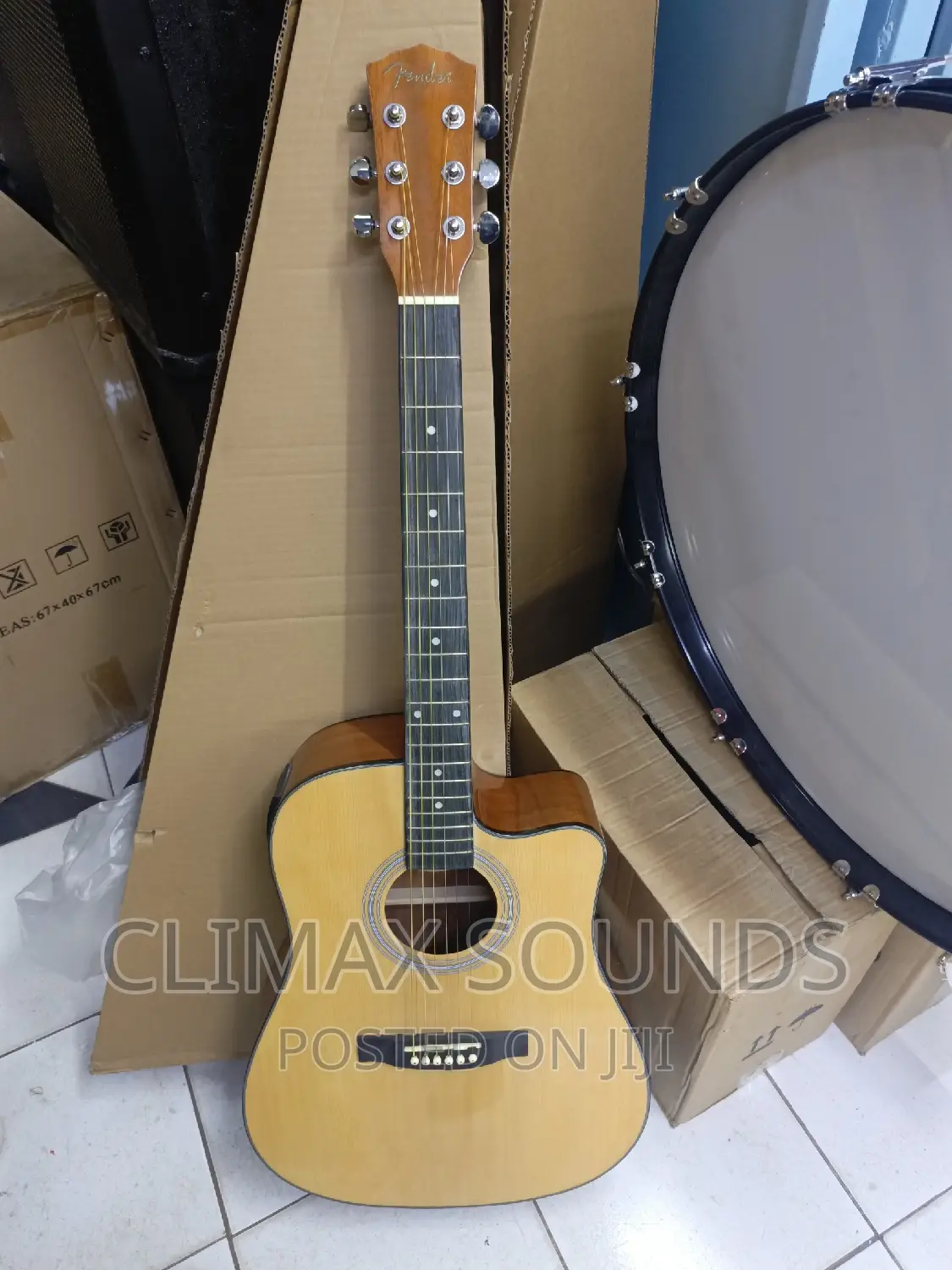 Fender Semi Acoustic Guitar Natural Coulor