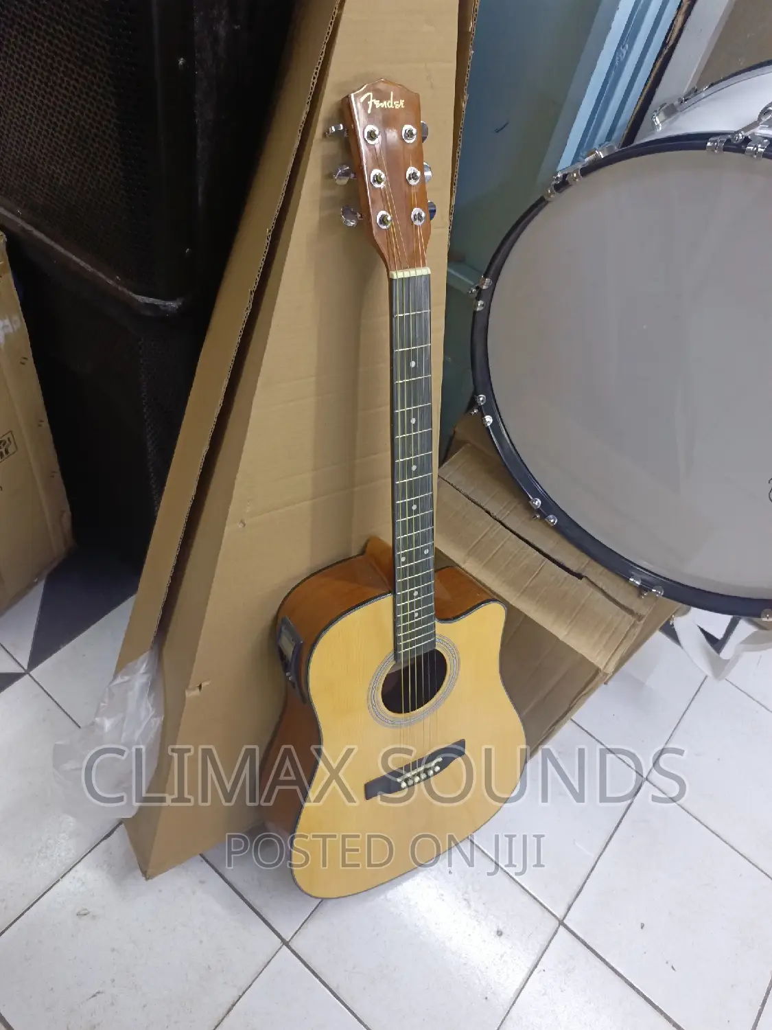 Fender Semi Acoustic Guitar Natural Coulor