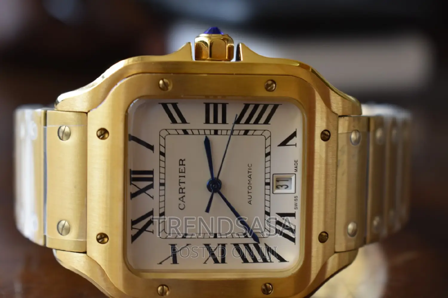Cartier Santos De Cartier Yellow Gold Watch
