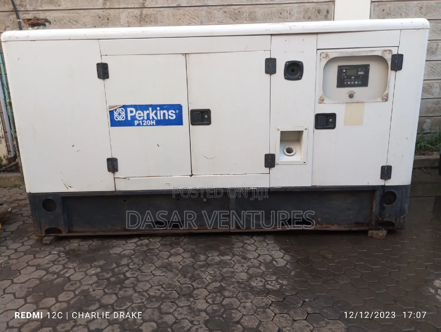 Generator 120kva Perkins Ex Uk
