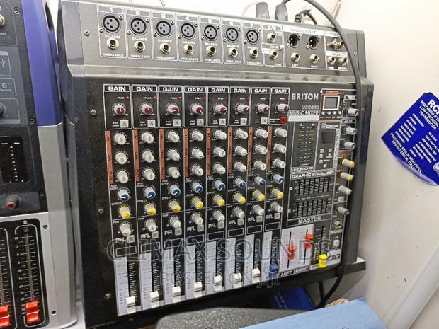 Briton 8 Channel Powered Mixer - main view