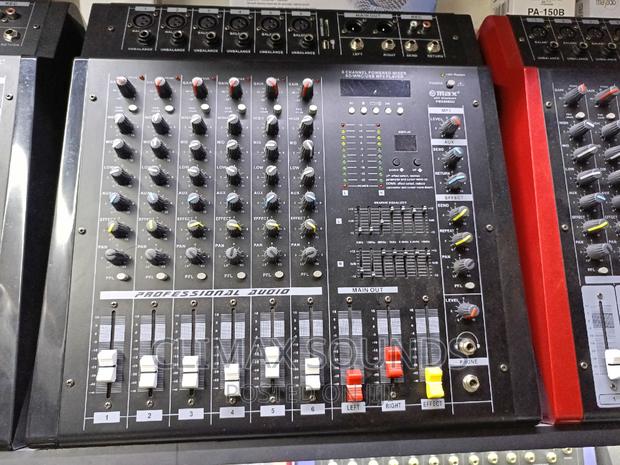 Powered Mixer 6 Chnlz'