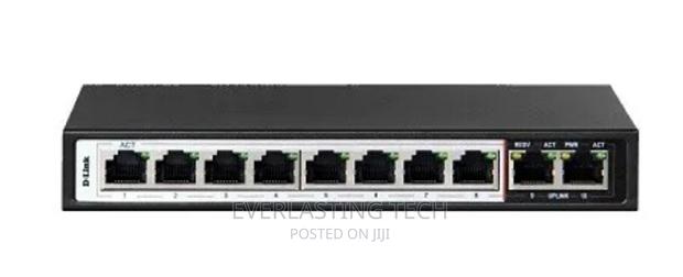 D-Link 8ge Poe+ 2ge Uplink 250m Poe Switch DGS-F1010p
