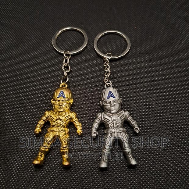 Metal Captain America Keychain Key Holder Marvel Super Hero