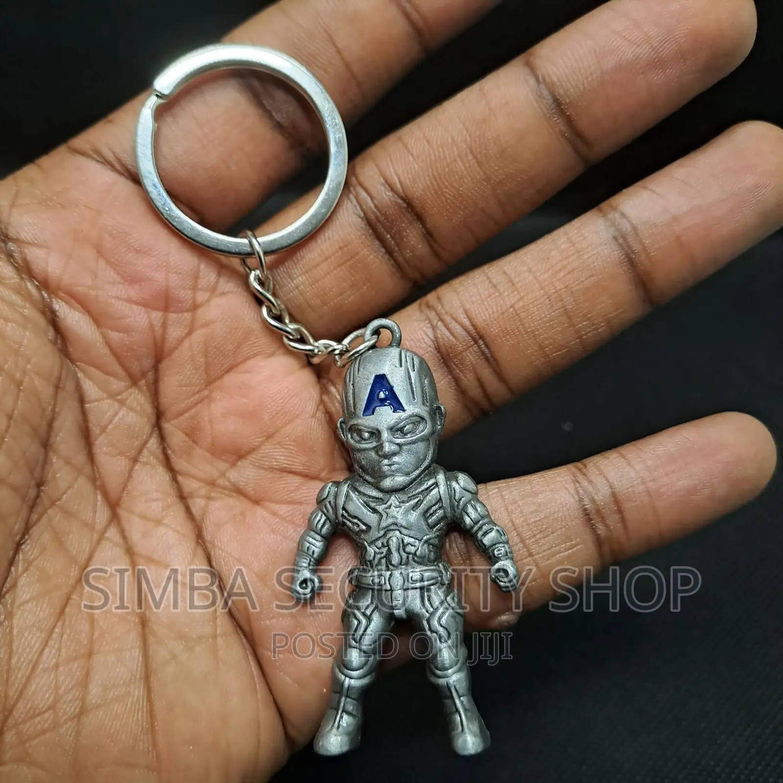 Metal Captain America Keychain Key Holder Marvel Super Hero