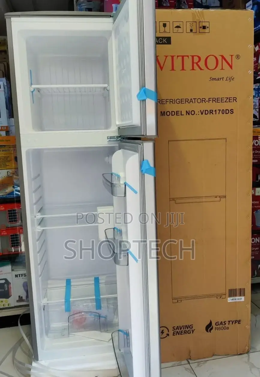 *Vitron 170litres Double Door Refrigerator