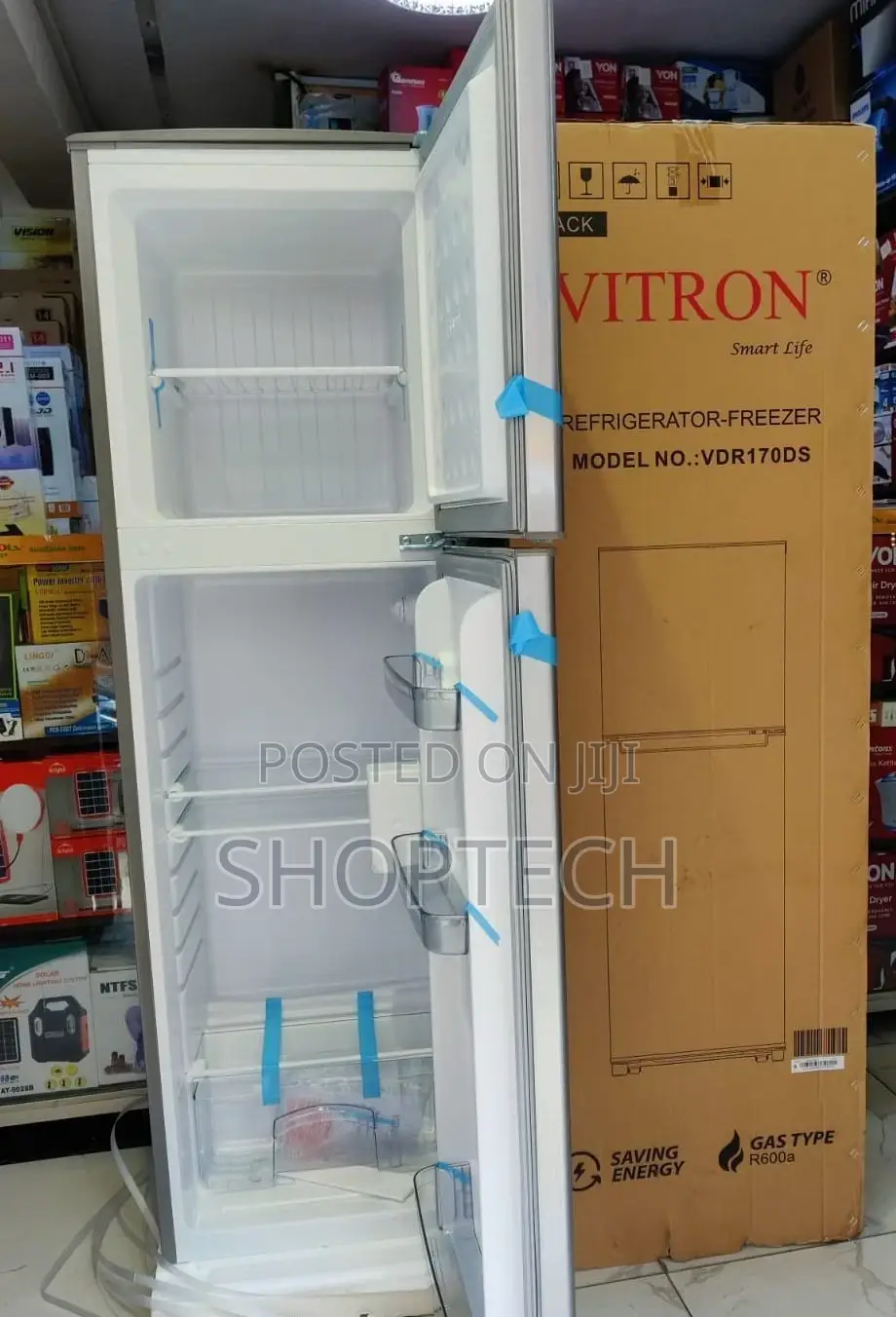 *Vitron 170litres Double Door Refrigerator