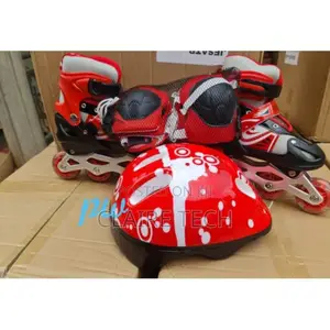 Skates Shoes/Complete Kids Skate Shoe(Red, Blue,Pink) 34-42