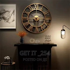 Antique Wall Clock*
Material - Metallic
Size :40cm

