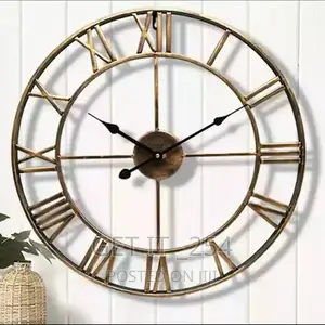Antique Wall Clock*
Material - Metallic
Size :40cm
