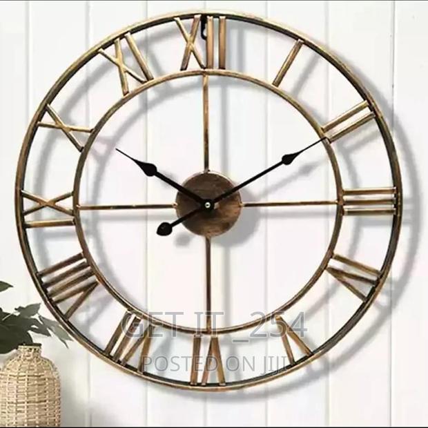 Antique Wall Clock*
Material - Metallic
Size :40cm
 - thumbnail 3
