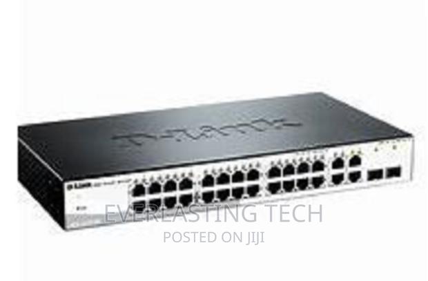 .Dlink DES-1210-28 Fast Ethernet Smart Managed Switches Non-