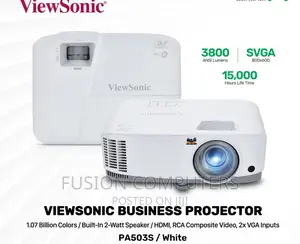 Viewsonic PA503S DLP Projector, SVGA, 800 X 600, 4:3, 3800 A