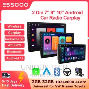 2 Din 7" 9" 10" Inch Android Car Radio 2gb 32gb Universal