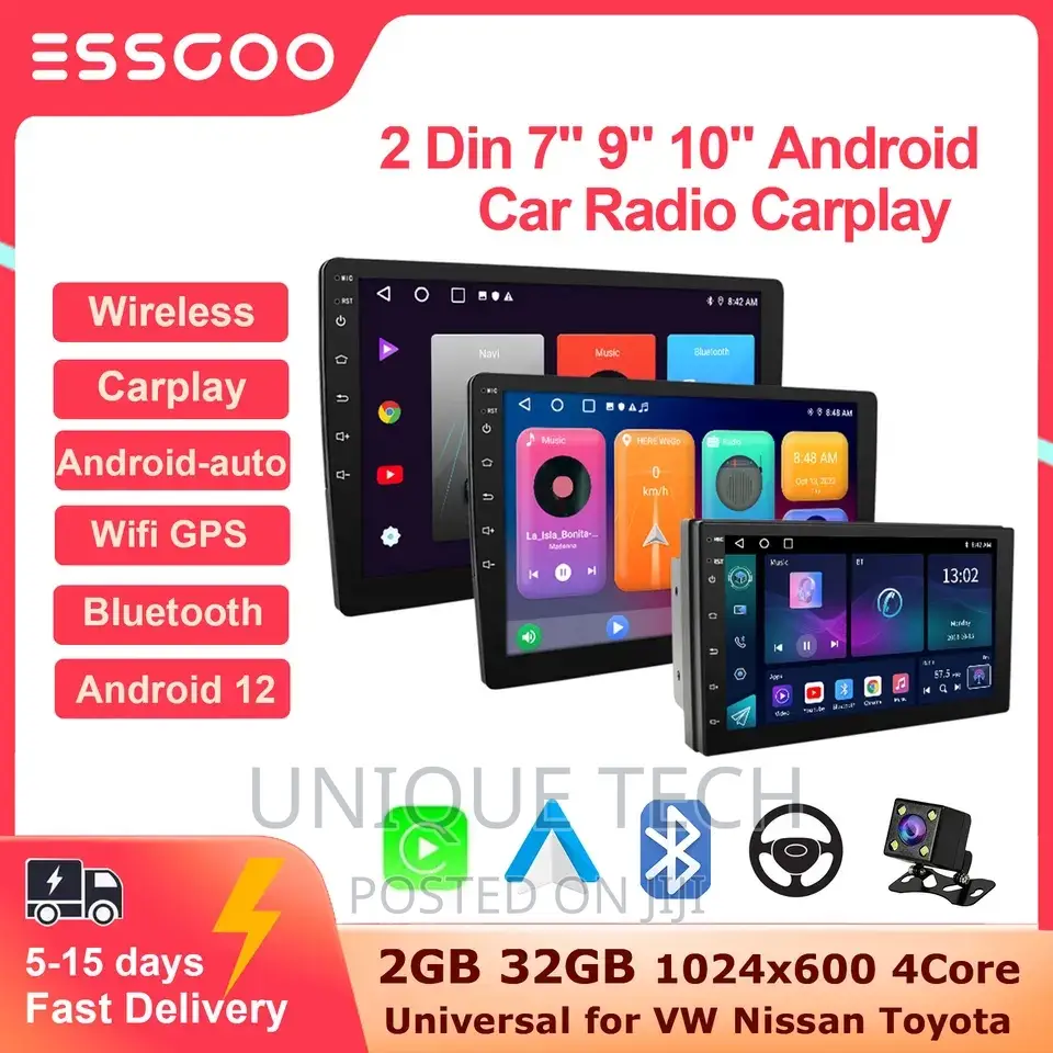 2 Din 7" 9" 10" Inch Android Car Radio 2gb 32gb Universal