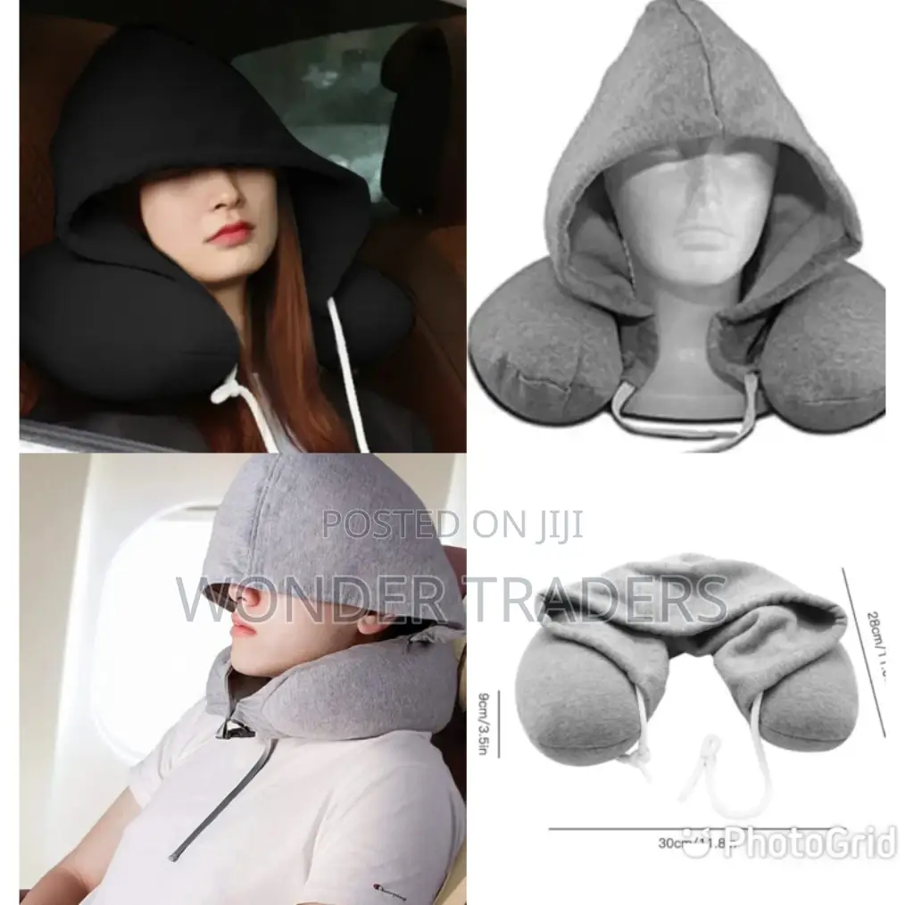 Travel Neck Pillow With Hodies