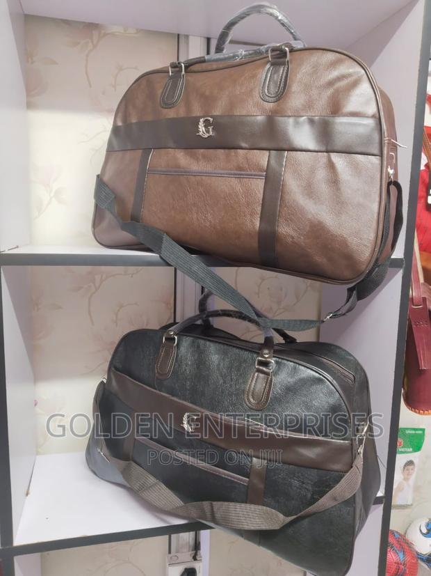 Leather Large Capacity Travel / Duffle Bag - main view