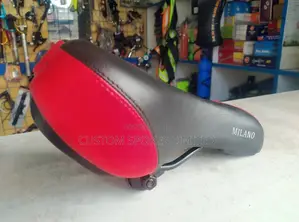 Red and Black Padded Saddle