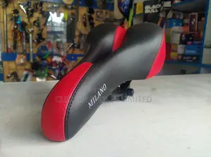 Red and Black Padded Saddle