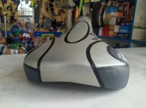 Silver Padded Bike Seat