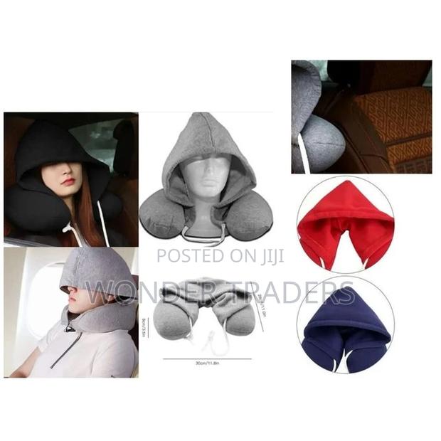 Travel Neck Pillow With Hodies