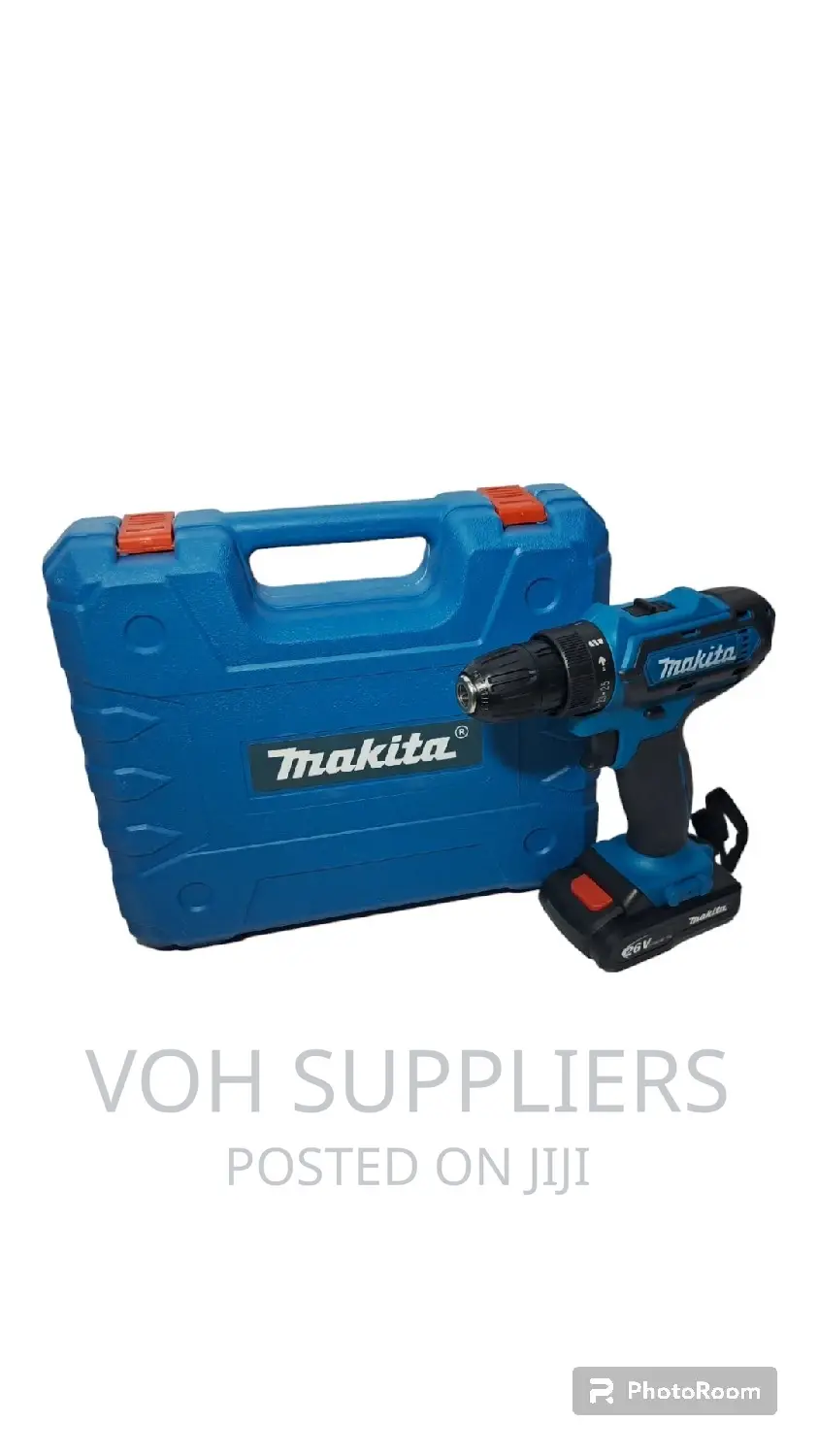 Cordless Drill With Two 26V Lithium Batteries .