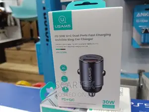 Usams 30w Invisible Ring Car Charger